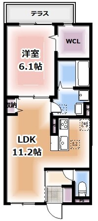 D-room Premier(プルミエ）の物件間取画像